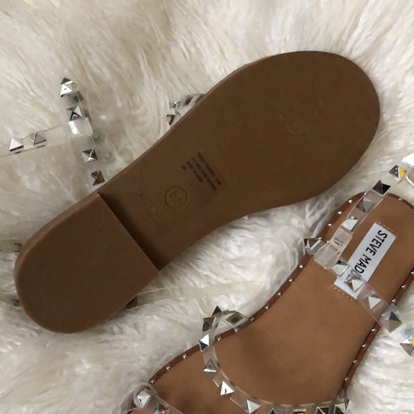 STEVE MADDEN Travel Rock Stud Gladiator Sandals - Picture 9 of 9
